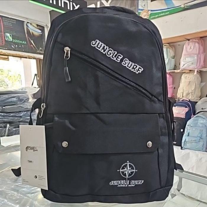 Alto TAS RANSEL PRIA JUNGLE SURF BY ALTO ORIGINAL 72540K HITAM Tas Pria Hitam dengan Desain Jungle S