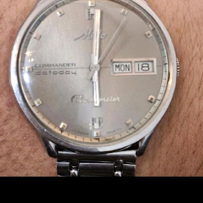 JAM TANGAN MIDO COMMANDER AUTOMATIC CLASSIC TOMBOL PENCET RUBAH TANGGAL PRELOVED ORIGINAL 100% SUPER