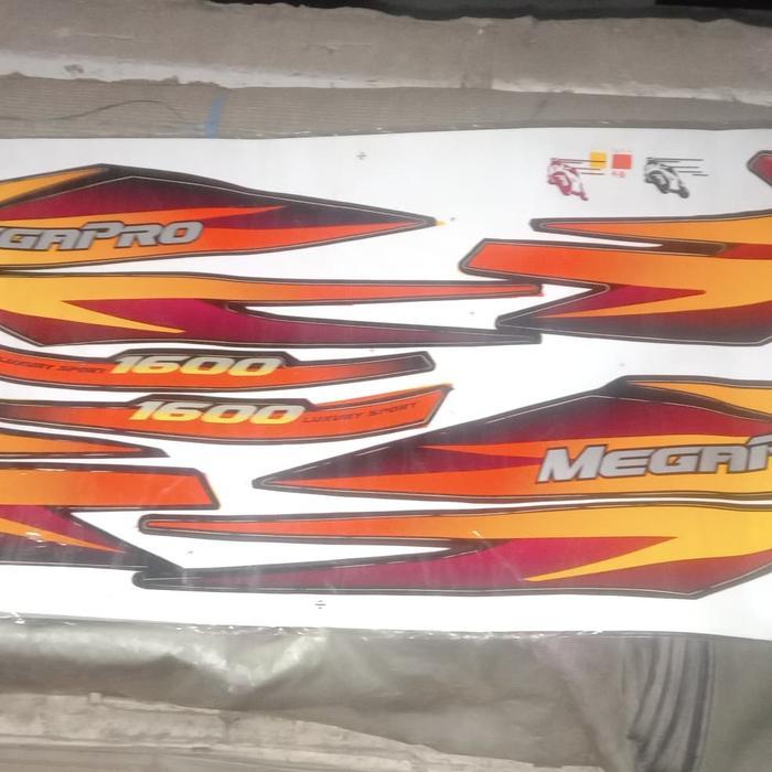 stripe sticker striping set honda megapro lama 871x0-keh-690za ori AHM OSEAN