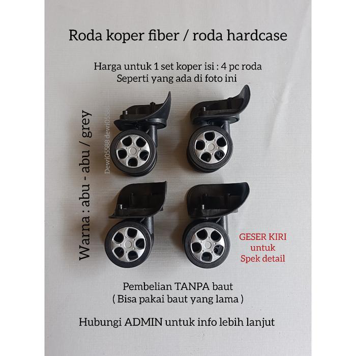RODA KOPER  RODA DOUBLE WHEEL  RODA PUTAR 360  RODA KOPER VIBER  RODA KOPER FIBER  RODA KOPER TRAVEL