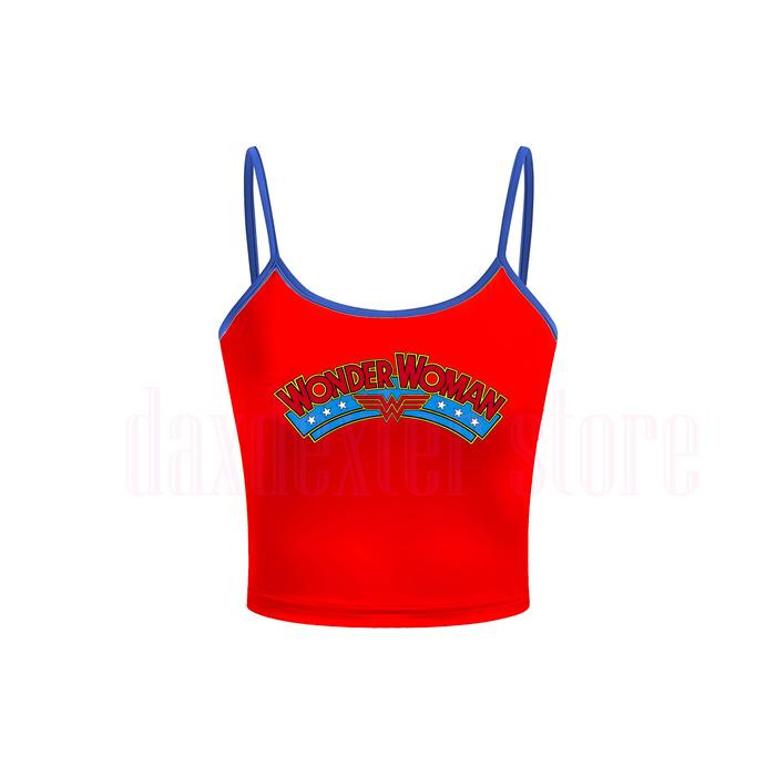 tank top tali two tone wonder woman y2k tee