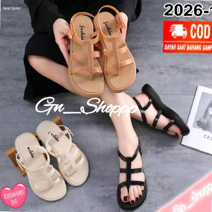 Sandal Wanita Gladiator HYON Tinggi 2,Cm Terbaru Gn_shoppp 2026-1A | Kekinian