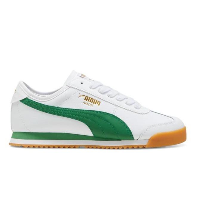 SEPATU CASUAL PUMA ROMA 68 REVIVAL White/Archive Green ORIGINAL 100%