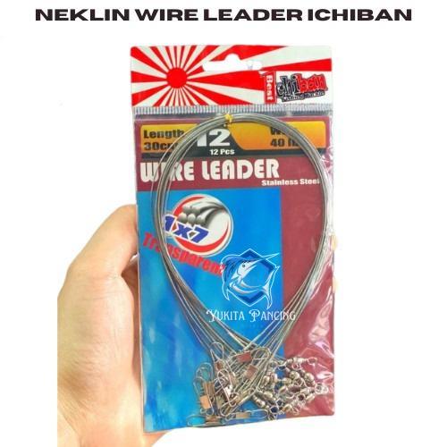 Sling Pancing Ichiban Wire Leader Sainless Steel 40Lbs - Nomor 6
