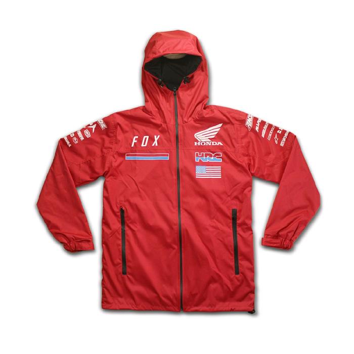 Jaket Waterproof Fox Red Racing team - Jaket adventure - Jaket Trail - Jaket motor - Jaket supermoto