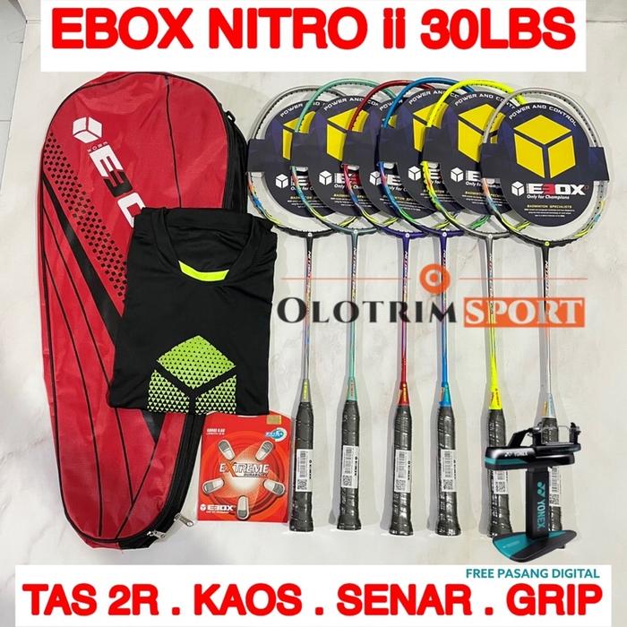 Raket Badminton Ebox Nitro 28 ii Series Original