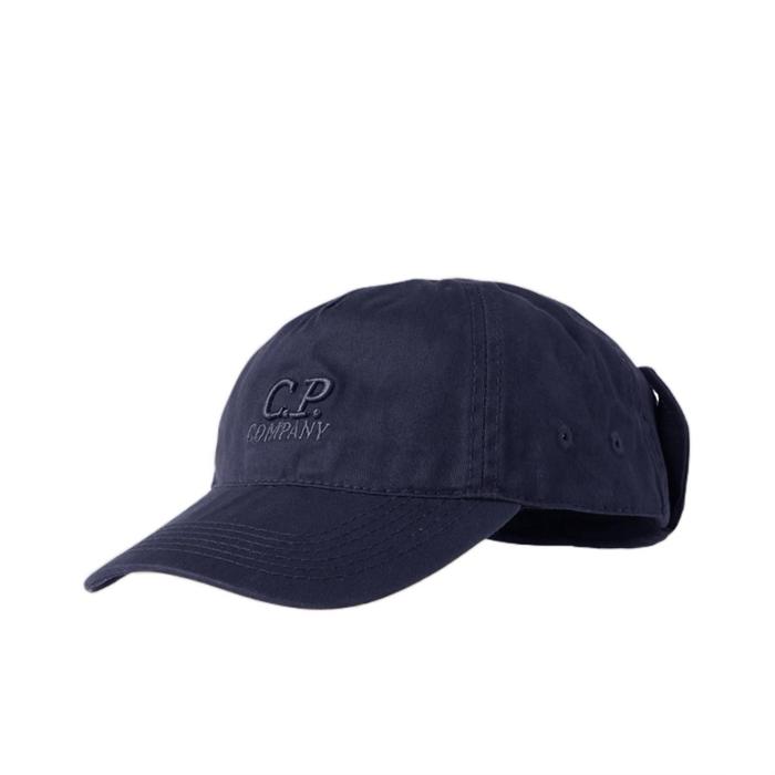 Cp company goggle cap black navy