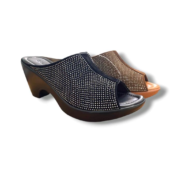 Sandal Calbi Wanita/Sandal Wedges Wanita Formal Calbi Original EBX 1815