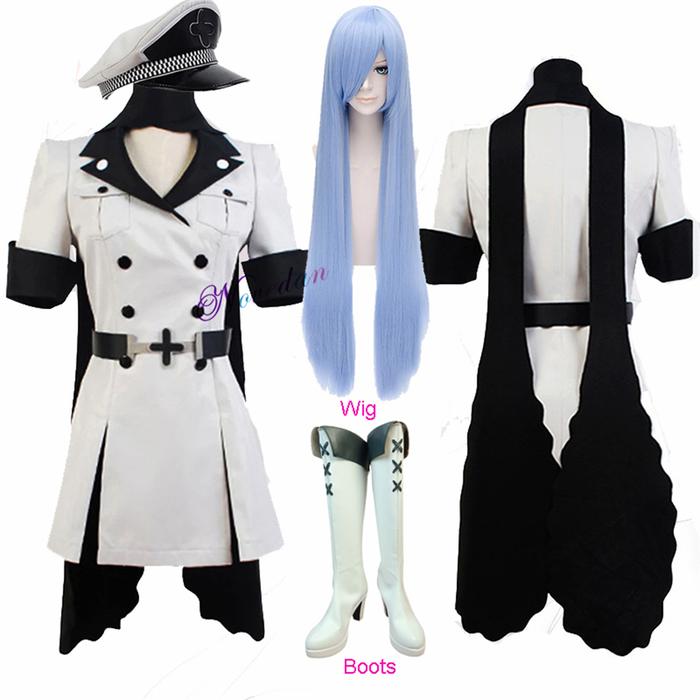 Anime Life Akame Ga Kill Esdeath Cosplay Costume Wig Hat Boots Manga