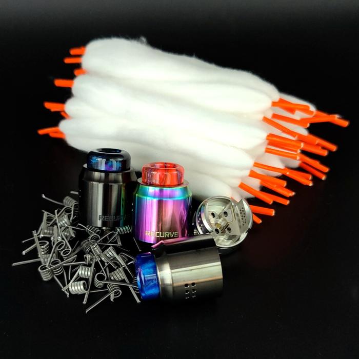 Hongxingjia Vape Electronic ette RDA Atomizer Recurve