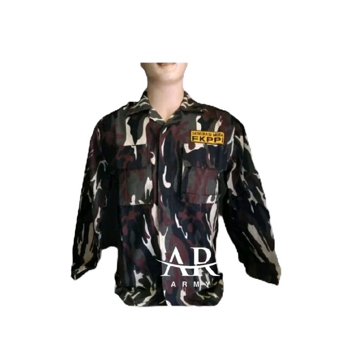 Kemeja Pdl Fkppi Generasi Muda Lengan Panjang Flannel Baju Pria Bordir  Distro