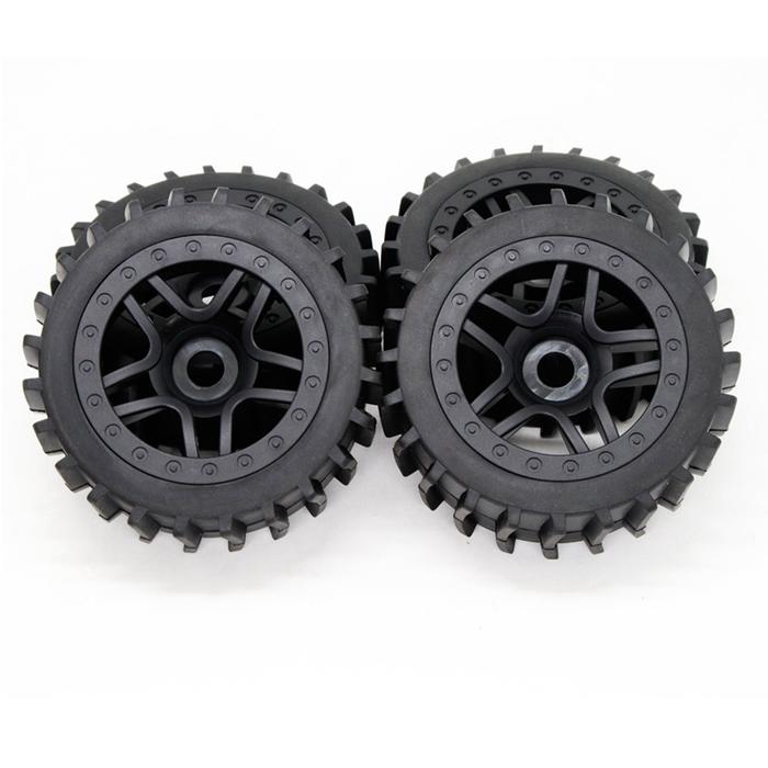 4 Buah 118Mm Salju Pasir Ban Roda Ban 17Mm Hex untuk 1/8 Arrma Traxas