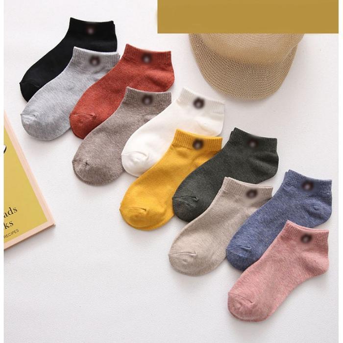 SGB KAOS KAKI FASHION UNISEX MOTIF BERUANG BEAR pendek CUTE Wanita Ankle