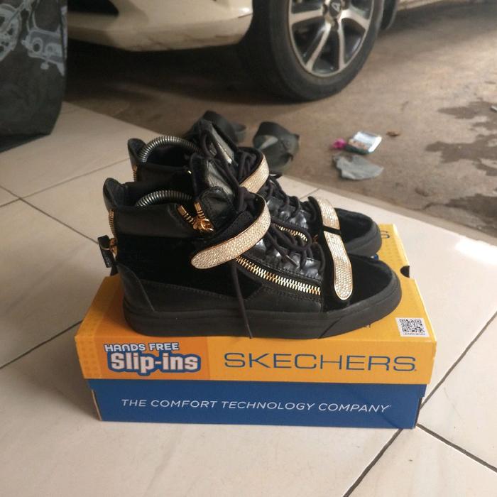 sepatu second branded giuseppe zanotti coby high versatile size 37 original authentic