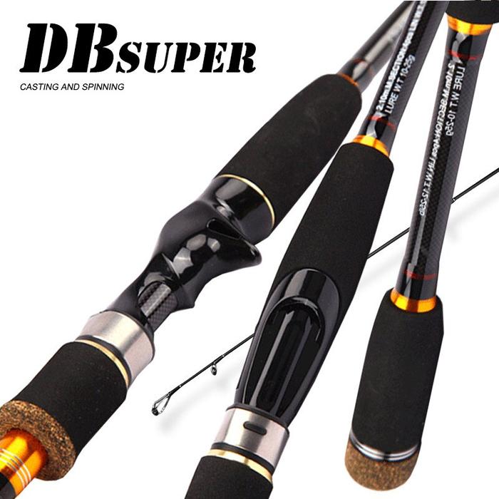 RYOBI RANMI DB joran pancing 1.8m, joran pancing serat karbon SUPER 4