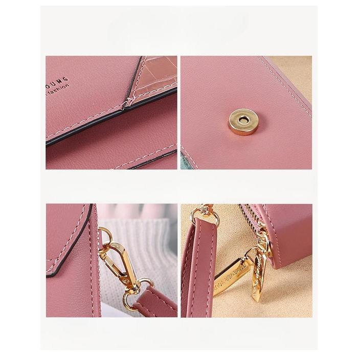 Tas Selempang Wanita 4In1 Terbaru Import Original Forever Young / Tas Selempang Kulit Wanita Multifu