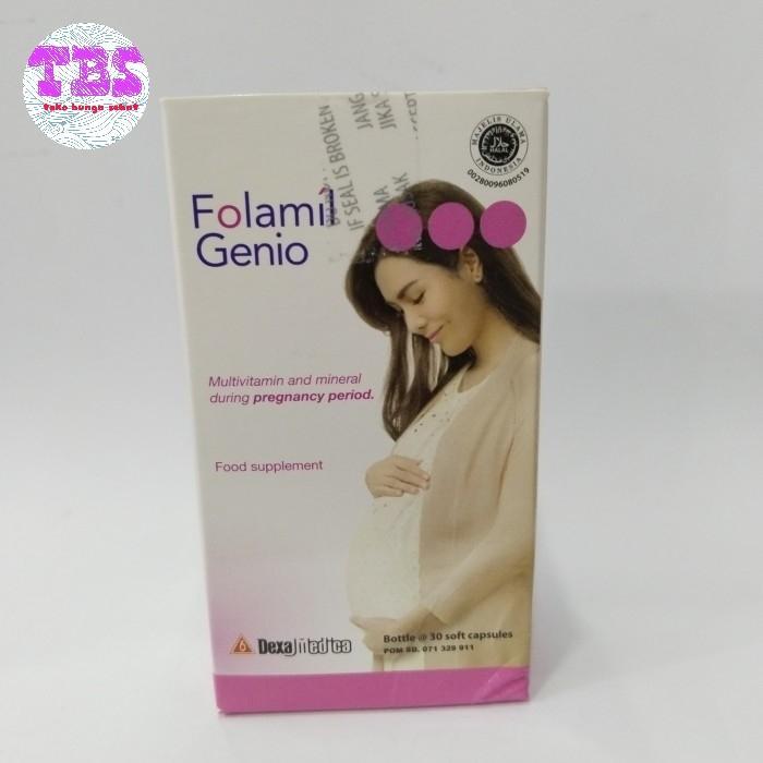 PROMO GUYS folamil genio 30 Kapsul // Folamil Genio vitamin ibu Hamil PREMIUM