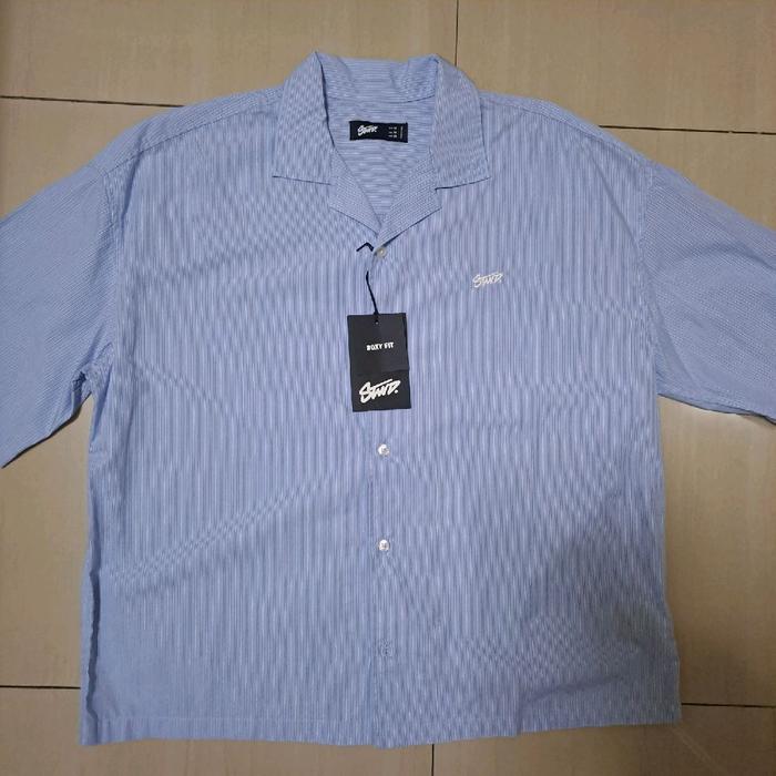 Kemeja Pull & Bear STWD Pria Lengan Pendek