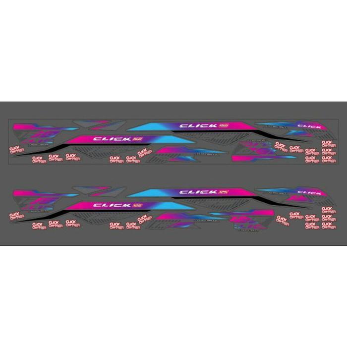 STRIPING TRANSPARAN VARIO NEW 125/150 CUSTOM RAINBOW OSEAN