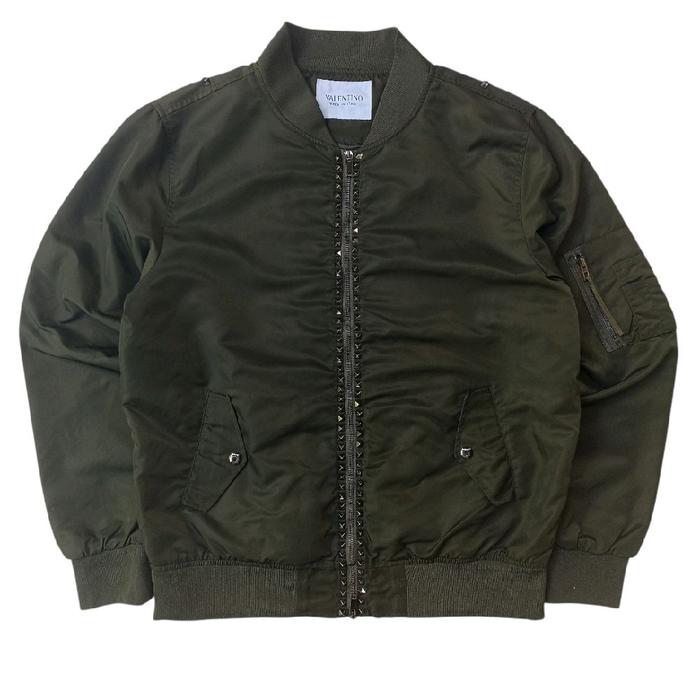 Jaket Bomber Valentino Garavani not Rick Owens Raf Simons Visvim Kapital Carhartt