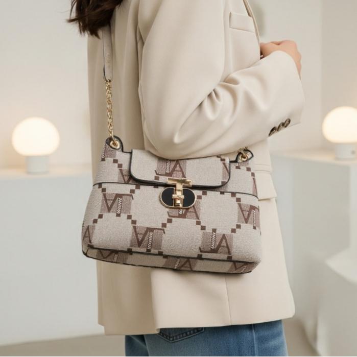 AOLONG Adikta 8983# - Tas Selempang Wanita Bahan Kulit PU Leather Muat Dompet Panjang Hp SL.453 MURA