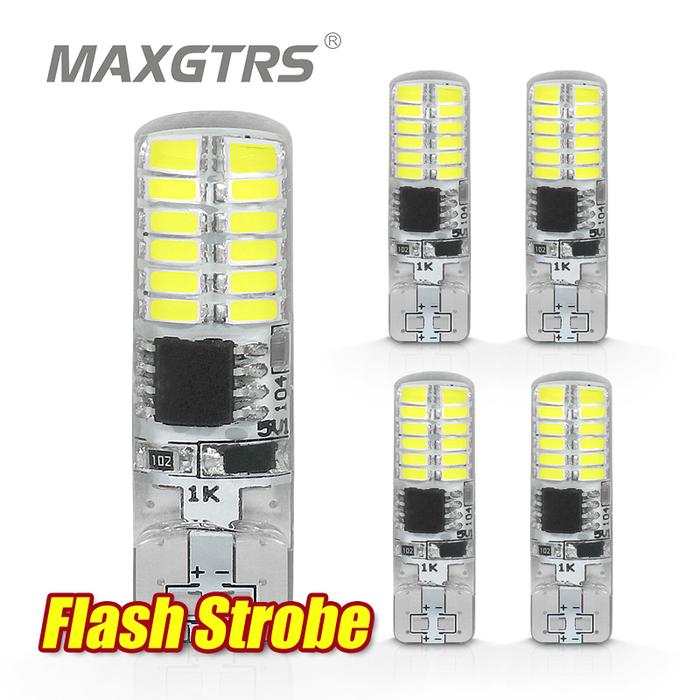 5x T10 Strobe Flashing 194 W5W 22 Led 3014SMD T10 Led Lasting