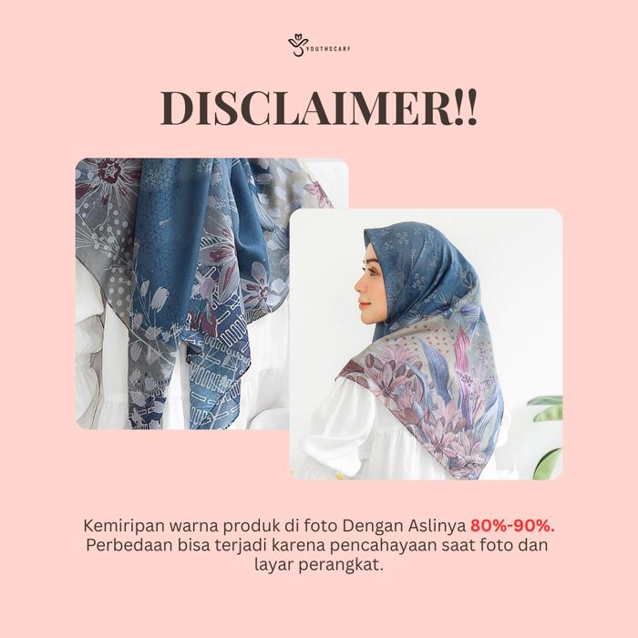 Youthscarf | Voal Signature | Fatimah Series | hijab printing untuk kerja kantoran