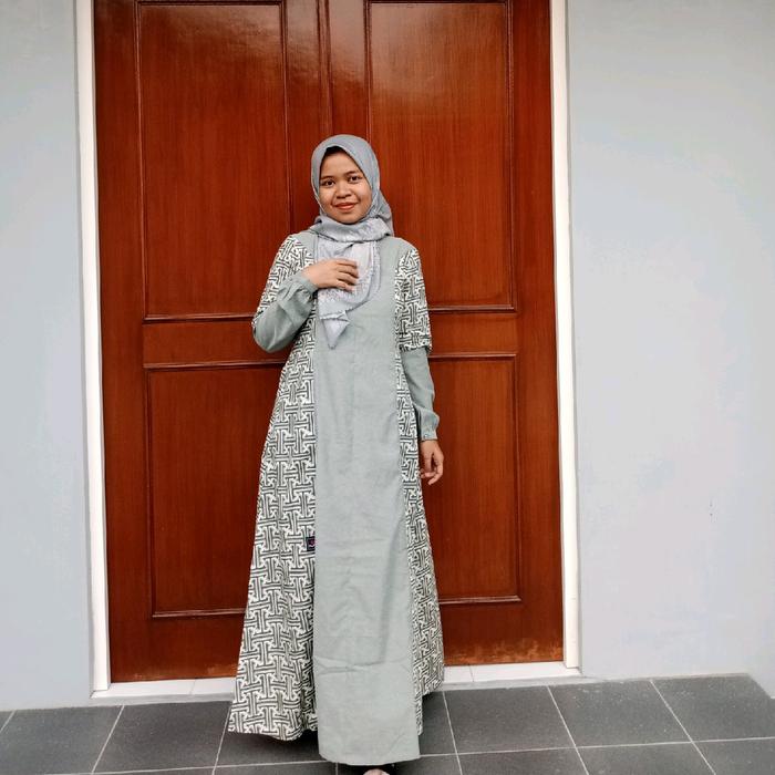 Gamis Leyisyana GreenSigras mutif terbaru 2024