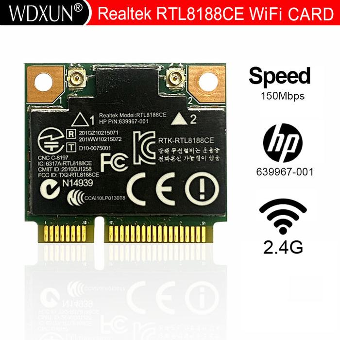 SSEA for Realtek RTL8188CE Wireless-N WiFi Mini PCI-E Card for HP