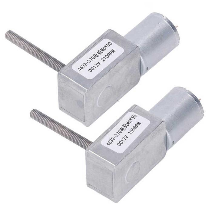 DC Worm Gear Motor DC Reduction Motor DC12V Wear Resistant for Window