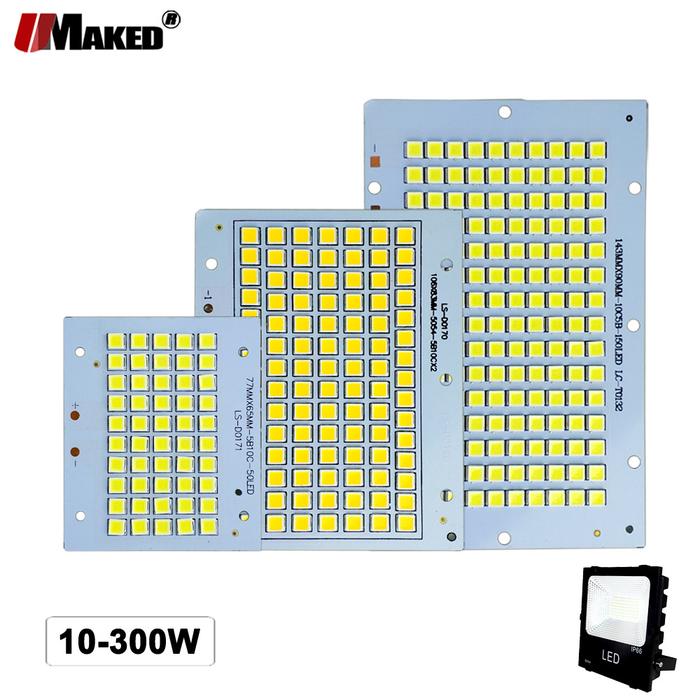 5PC LED PCB SMD5054 Floodlight Plate 10W 20W 30W 50W 100 150 200W