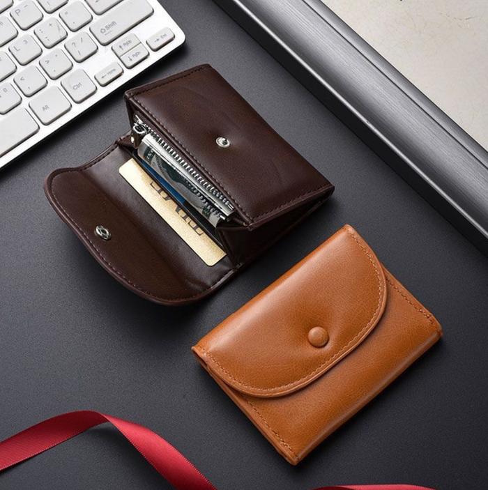 Dompet Uang Kecil Mini Pria Wanita Forever Young TY89293 PU Leather Kilat Lilin Cantik Muat Banyak
