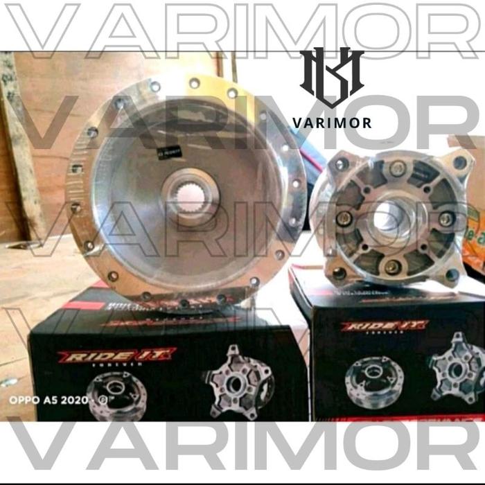TROMOL DEPAN + BELAKANG PCX 150 RIDE IT CHROME