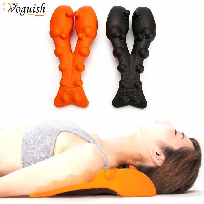 Back Stretcher Vertebra Lumbar Spine Traction Back Massager Pain