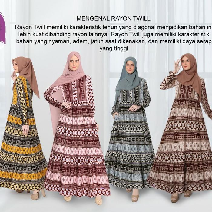 Kekesumut Gamis Dewasa GDH 20 Dress Muslimah Humaima  Baju Busana Muslim