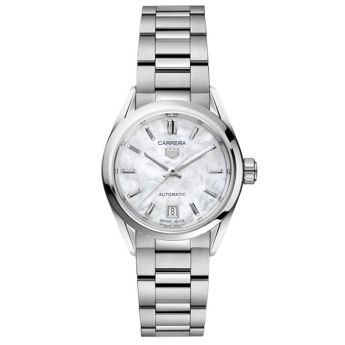 Jam Tangan TAG Heuer Carrera 29mm MOP Dial Automatic Ladies Watch WBN2410.BA0621