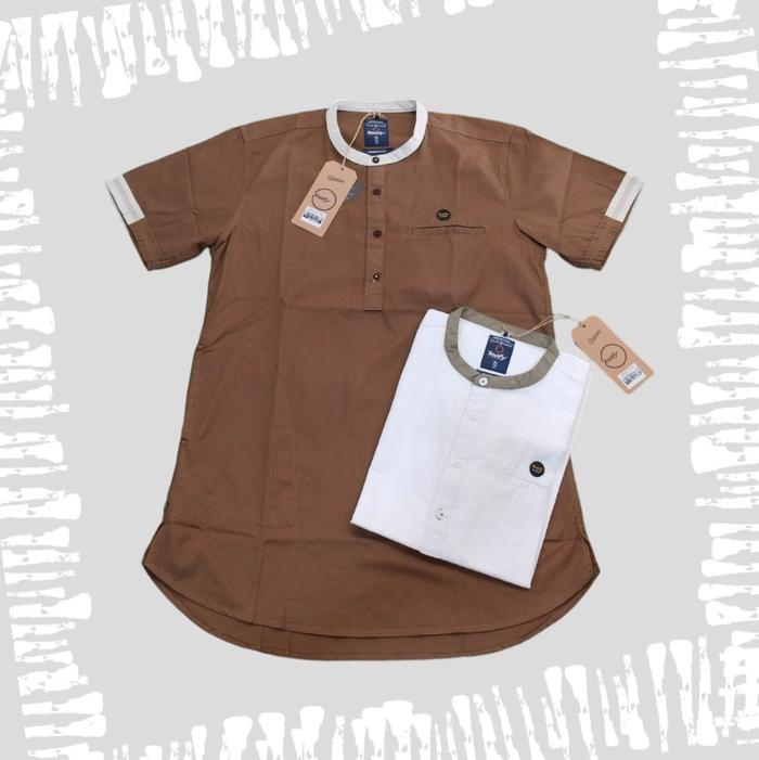 Nahyan Kurta Pendek By Leafy / Baju Koko Bagus/ baju Koko polos