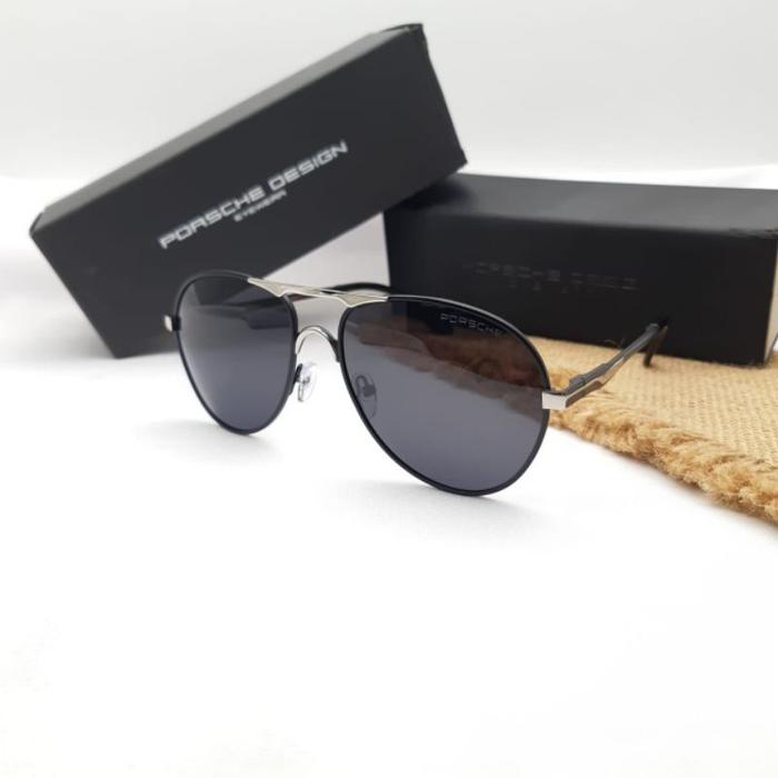 KACAMATA FASHION TERBARU PORCHE DESIGN 8722 AVIATOR GAYA MODERN SPORTY FRAME TITANIUM METAL LENSA KA