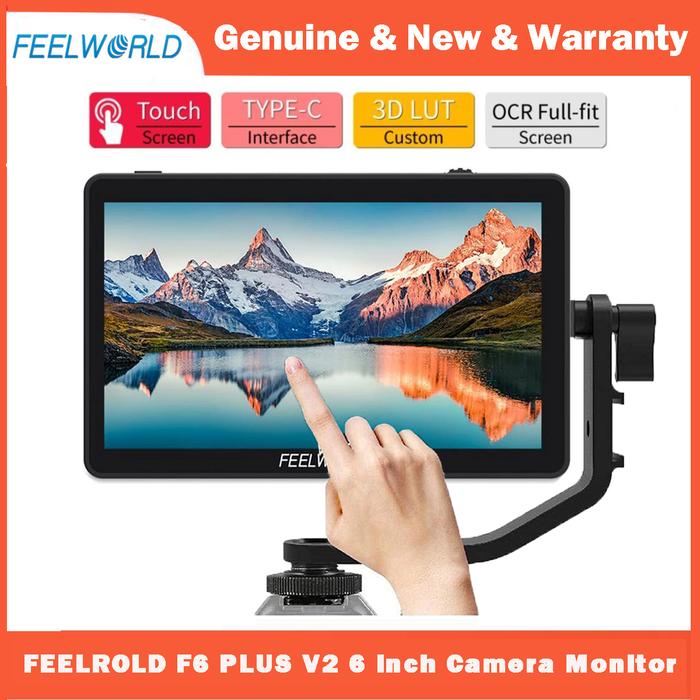 FEELWORLD F6 PLUS V2 4K Monitor 6 Inch on Camera DSLR Field Monitor