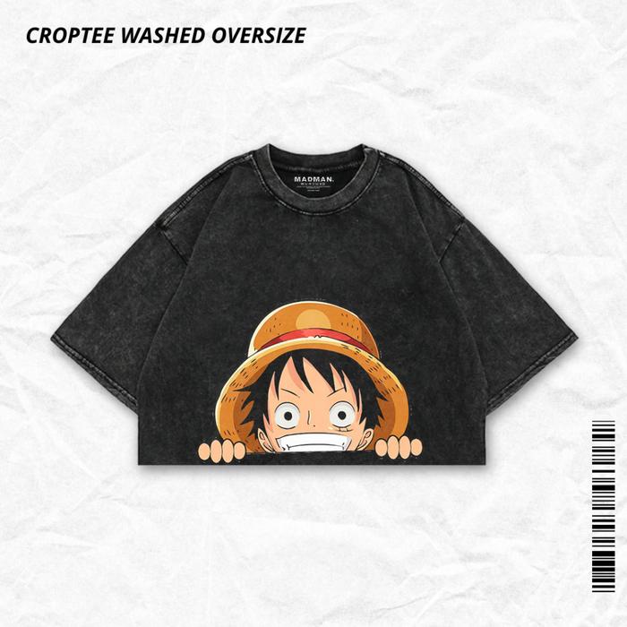 MADMAN Croptee ANIME Washed ONE PIECE "LUFFY" | PSOP - 4