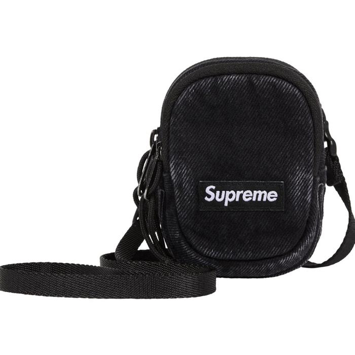 SUPREME DENIM MINI UTILITY BAG FW25 BLACK SLING BAG TAS HITAM ASLI ORIGINAL AUTHENTIC