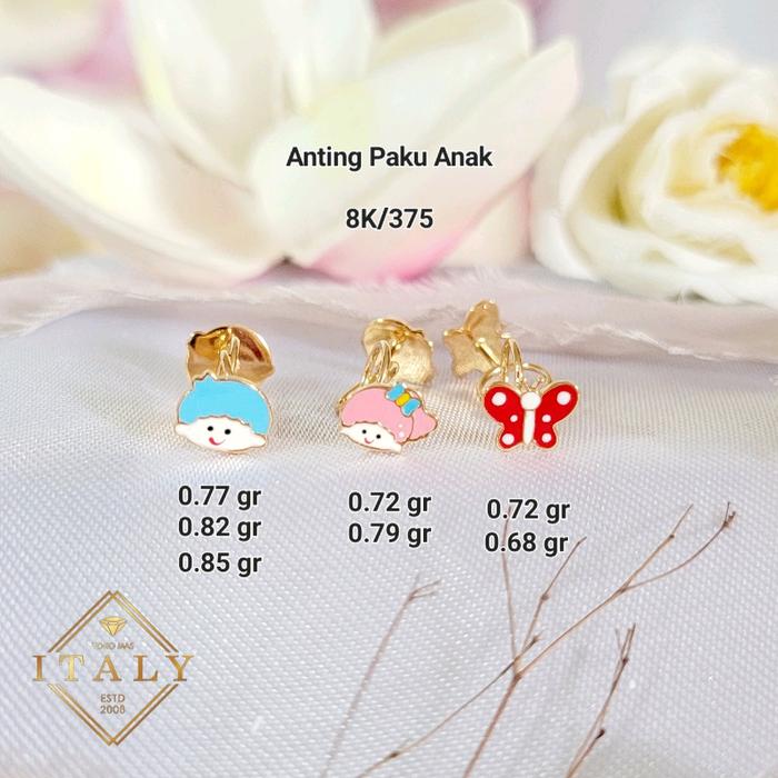 Anting Paku/Tauge Anak Model Boneka