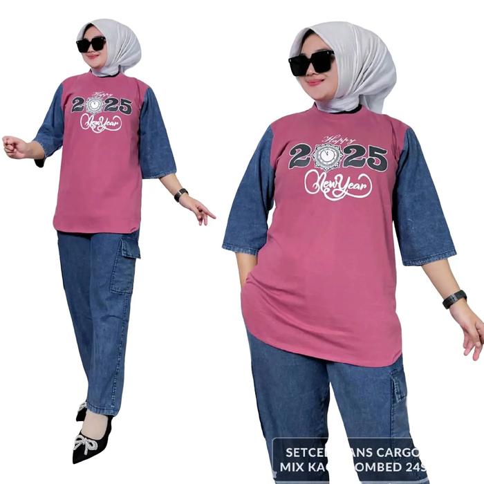 Stelan Levis cargo wanita Panjang