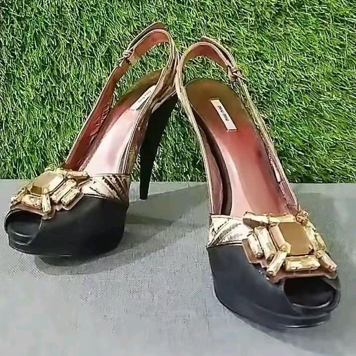 Original murah..!! MIUMIU Shoes Authentic Sepatu Branded Wanita Asli