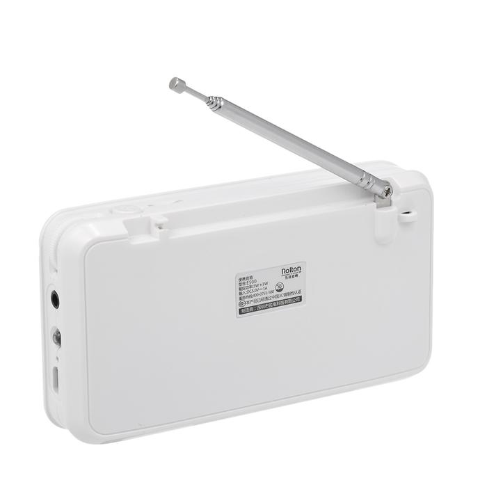 Rolton E500 6W Portable Digital FM Radio Wireless Bluetooth Speaker