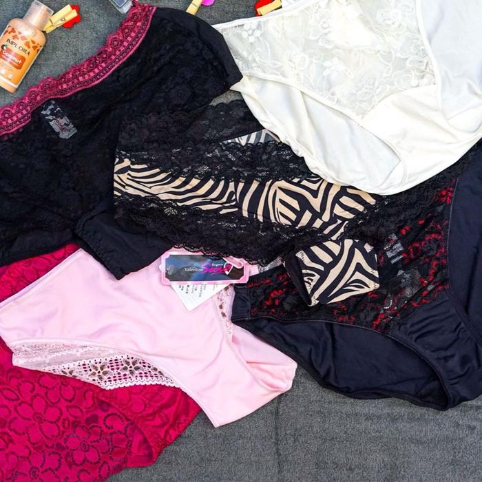 VALENTINE  SECRET Celana Dalam Lingerie Premium Import Size L Bahan High Quality Transparan Tidak Ga