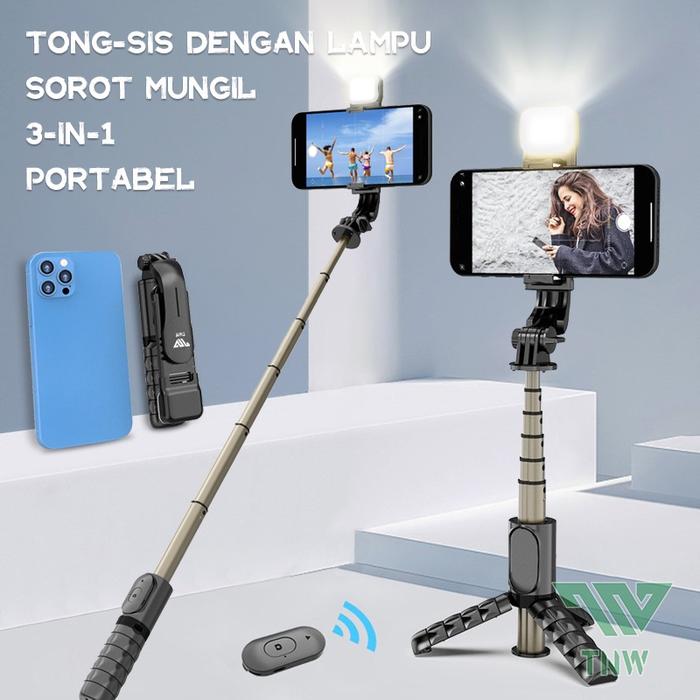 Tripod Tongsis Bluetooth JC18 Tongsis Selfie