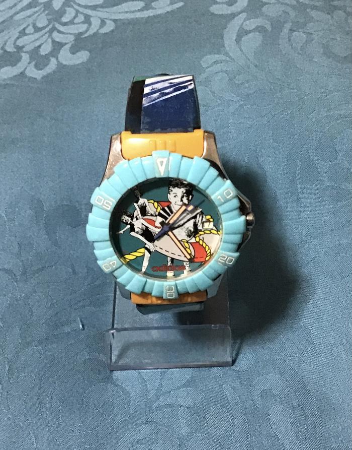 jam tangan  Vintage 90's Adidas 10-0021B Sports Dive Watch Rotating Bezel
