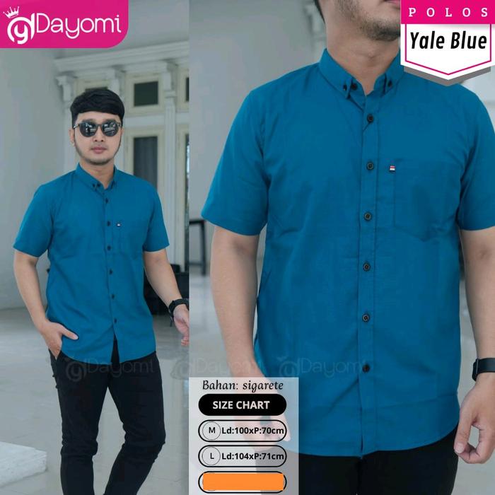 yale kemeja pria bahan katun sigaret merk dayomi
