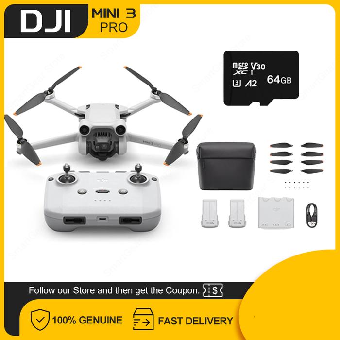 Original DJI Mini 3 Pro Drone 34-min Max Flight Time 4K/60fps Video